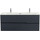 Тумба подвесная с раковиной Cezares DUET-N-1200-2C-SO-GR-P 120 см (раковина CZR-8073-120-1-2) grafito - фото, картинка Тумба подвесная с раковиной Cezares DUET-N-1200-2C-SO-GR-P 120 см (раковина CZR-8073-120-1-2) grafito - фото