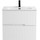 Тумба подвесная с раковиной Cezares DUET-N-600-2C-SO-BL 60 см (раковина CZR-8095-60) bianco lucido - фото, картинка Тумба подвесная с раковиной Cezares DUET-N-600-2C-SO-BL 60 см (раковина CZR-8095-60) bianco lucido - фото