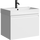 Тумба подвесная с раковиной Aqwella Pure 65 см PUR0165WM, белый, Цвет фасада: белый - фото 