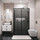 Душевое ограждение Grossman Style 120x80 см 120.K33.05.1280.21.10, чёрный матовый/тонированное - фото, картинка Душевое ограждение Grossman Style 120x80 см 120.K33.05.1280.21.10, чёрный матовый/тонированное - фото