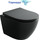 Унитаз подвесной безободковый Ceramicanova Uno CN11001TMB (система смыва Торнадо) с крышкой микролифт, чёрный матовый, Цвет производителя: чёрный матовый - фото, картинка Унитаз подвесной безободковый Ceramicanova Uno CN11001TMB (система смыва Торнадо) с крышкой микролифт, чёрный матовый, Цвет производителя: чёрный матовый - фото