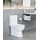 Унитаз-компакт Sanita Luxe Quadro WC.CC/Quadro/2-SlimDM/WHT.G/S1 с крышкой микролифт - фото, картинка Унитаз-компакт Sanita Luxe Quadro WC.CC/Quadro/2-SlimDM/WHT.G/S1 с крышкой микролифт - фото