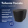Унитаз подвесной безободковый Taliente Correto CR25200 Nero с крышкой микролифт, чёрный матовый, Цвет производителя: чёрный матовый - фото, картинка Унитаз подвесной безободковый Taliente Correto CR25200 Nero с крышкой микролифт, чёрный матовый, Цвет производителя: чёрный матовый - фото