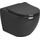Унитаз подвесной безободковый Grossman Color GR-4411blackS с крышкой микролифт, чёрный глянцевый, Цвет производителя: чёрный глянцевый - фото, картинка Унитаз подвесной безободковый Grossman Color GR-4411blackS с крышкой микролифт, чёрный глянцевый, Цвет производителя: чёрный глянцевый - фото