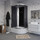 Душевая кабина Niagara Eco 120x90 см E120/90/40L/TN, с высоким поддоном 40см, профиль хром матовый, стекло тонированное (безсиликоновая сборка) - фото, картинка Душевая кабина Niagara Eco 120x90 см E120/90/40L/TN, с высоким поддоном 40см, профиль хром матовый, стекло тонированное (безсиликоновая сборка) - фото