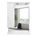 Зеркало-шкаф Azario Эстима 60 см L CS00094630, белый - фото 