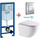 Инсталляция с подвесным унитазом комплект: Grohe Rapid SL 38772001 с подвесным безободковым унитазом Azario Grado AZ-0046-UQ1 сиденье микролифт, крепление, кнопка смыва хром (система смыва Торнадо) - фото, картинка Инсталляция с подвесным унитазом комплект: Grohe Rapid SL 38772001 с подвесным безободковым унитазом Azario Grado AZ-0046-UQ1 сиденье микролифт, крепление, кнопка смыва хром (система смыва Торнадо) - фото