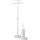 Стойка с полотенцедержателем и ёршиком Boheme Venturo 10953-W-G, цвет белый - фото 