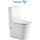 Унитаз-компакт безободковый SantiLine SL-5026 с тонкой крышкой микролифт (система смыва Торнадо) - фото, картинка Унитаз-компакт безободковый SantiLine SL-5026 с тонкой крышкой микролифт (система смыва Торнадо) - фото