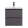 Тумба подвесная с раковиной Belbagno 50 см KRAFT 39-500/390-2C-SO-GSO (раковина BB-8099-3-50) тёмно-серый матовый - фото, картинка Тумба подвесная с раковиной Belbagno 50 см KRAFT 39-500/390-2C-SO-GSO (раковина BB-8099-3-50) тёмно-серый матовый - фото