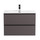 Тумба подвесная с раковиной Belbagno 60 см KRAFT-600-2C-SO-GSO (раковина BB-8099-60) тёмно-серый матовый - фото, картинка Тумба подвесная с раковиной Belbagno 60 см KRAFT-600-2C-SO-GSO (раковина BB-8099-60) тёмно-серый матовый - фото
