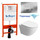 Инсталляция с подвесным унитазом комплект: BelBagno Uno BB5177CH-TOR/SC/BB026/BB081CR с подвесным безободковым унитазом, сиденье микролифт, крепление, кнопка смыва хром (система смыва торнадо) - фото, картинка Инсталляция с подвесным унитазом комплект: BelBagno Uno BB5177CH-TOR/SC/BB026/BB081CR с подвесным безободковым унитазом, сиденье микролифт, крепление, кнопка смыва хром (система смыва торнадо) - фото