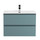 Тумба подвесная с раковиной Belbagno 60 см KRAFT-600-2C-SO-AO (раковина BB600ETL) голубой матовый - фото, картинка Тумба подвесная с раковиной Belbagno 60 см KRAFT-600-2C-SO-AO (раковина BB600ETL) голубой матовый - фото