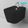 Биде подвесное ArtCeram A16 ASB004 17 00, чёрный матовый - фото 