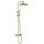 Душевая стойка с термостатом Grocenberg GB7038MG, матовое золото - фото 