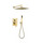 Душевая система для ванны Grocenberg GB5089GO-3, золото - фото 