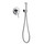 Набор для гигиенического душа Grocenberg GB1003CR (со скрытой частью) - фото 