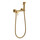 Набор для гигиенического душа Grocenberg GB103N-GL, золотой брашированный - фото 