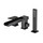 Смеситель для ванны Groсenberg GB6008-2BL, чёрный матовый - фото 