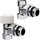 Вентиль термостатический угловой Royal Thermo Design 1/2"М30х1,5 RATVDU11212CH - фото 