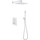Душевая система для душа Abber Weiss Insel AF8018FW, белый матовый - фото 