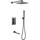 Душевая система для ванны с термостатом Abber Daheim AF8250NG, никель - фото 