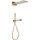 Душевая система для душа с термостатом Abber Rund AF8752G, золото матовый - фото 