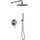 Душевая система для душа Abber Emotion AF8818NG, никель - фото 