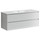 Тумба подвесная с раковиной-столешницей Sancos Cento 120 см CN120-1W (раковина Element CN7006) - фото 