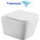Унитаз подвесной безободковый BelBagno BB7106CH-TOR/SC (система смыва торнадо) с тонкой крышкой микролифт - фото 