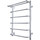 Полотенцесушитель водяной Тругор Идеал ПМ1 с полкой и боковым подводом П6 500х800 мм R (м/о 500 мм) 00-00026993 - фото 