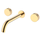 Смеситель для раковины настенный Boheme Stick 152-2-G.3, золото - фото 