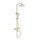 Душевая стойка с термостатом Wonzon & Woghand Stay WW-B3051-A1-BG, золото брашированное - фото 