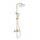 Душевая стойка с термостатом Wonzon & Woghand Solid WW-C3011-A-BG, золото брашированное - фото 