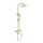 Душевая стойка с термостатом Wonzon & Woghand Inn WW-B3047-A1-BG, золото брашированное - фото 