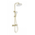 Душевая стойка с термостатом Wonzon & Woghand Neo WW-B3045-A-BG, золото брашированное - фото 
