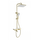 Душевая стойка с термостатом Wonzon & Woghand WW-B3099-A-BG, золото брашированное - фото 