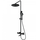 Душевая стойка с термостатом Wonzon & Woghand WW-88739902-MB, чёрный матовый - фото 