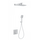Душевая система для душа с термостатом Wonzon & Woghand WW-D2017-B-MW, белый матовый - фото 