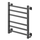 Полотенцесушитель электрический Veconi Barro-A П6 500x600 мм B6050B-A, чёрный - фото 