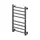 Полотенцесушитель электрический Veconi Barro-A П8 500x800 мм B8050GR-A, графит брашинг - фото 