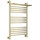 Полотенцесушитель водяной Сунержа Богема+ с полкой П14 500x860 мм 020-0223-8050, шампань - фото 