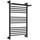 Полотенцесушитель водяной Сунержа Богема+ с полкой П14 500x860 мм 15-0223-8050, тёмный титан муар - фото 