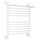 Полотенцесушитель водяной Сунержа Богема+ с полкой П11 500x660 мм 12-0223-6050, белый - фото 