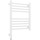 Полотенцесушитель электрический Сунержа Богема 3.1 П9 400x620 мм (прямая перемычка) 30-6004-5040 L, белый матовый - фото 