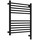 Полотенцесушитель электрический Сунержа Богема 3.1 П11 500x720 мм (прямая перемычка) 31-6005-6050 R, чёрный матовый - фото 