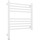 Полотенцесушитель электрический Сунержа Богема 3.1 П9 500x620 мм (прямая перемычка) 30-6004-5050 L, белый матовый - фото 