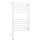 Полотенцесушитель электрический Сунержа Богема 3.1 П11 300x720 мм (прямая перемычка) 30-6004-6040 L, белый матовый - фото 