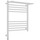 Полотенцесушитель электрический Сунержа Богема 3.1 с полкой П10 500x720 мм 30-6006-6050 L, белый матовый - фото 