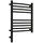 Полотенцесушитель электрический Сунержа Богема 3.0 П9 400x620 мм (выгнутая перемычка) 31-5802-5040 L, чёрный матовый - фото 